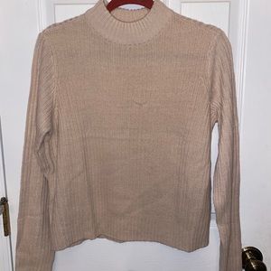 Cream Divided Sweater
